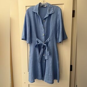 Linen Dress From Italy NWOT